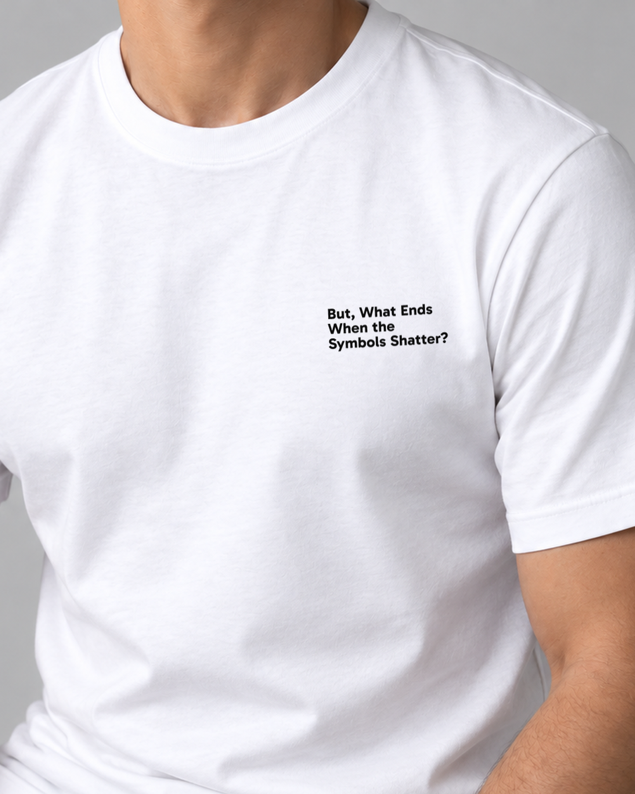 But, What Ends When the Symbols Shatter? // Shirt – Detailansicht 2