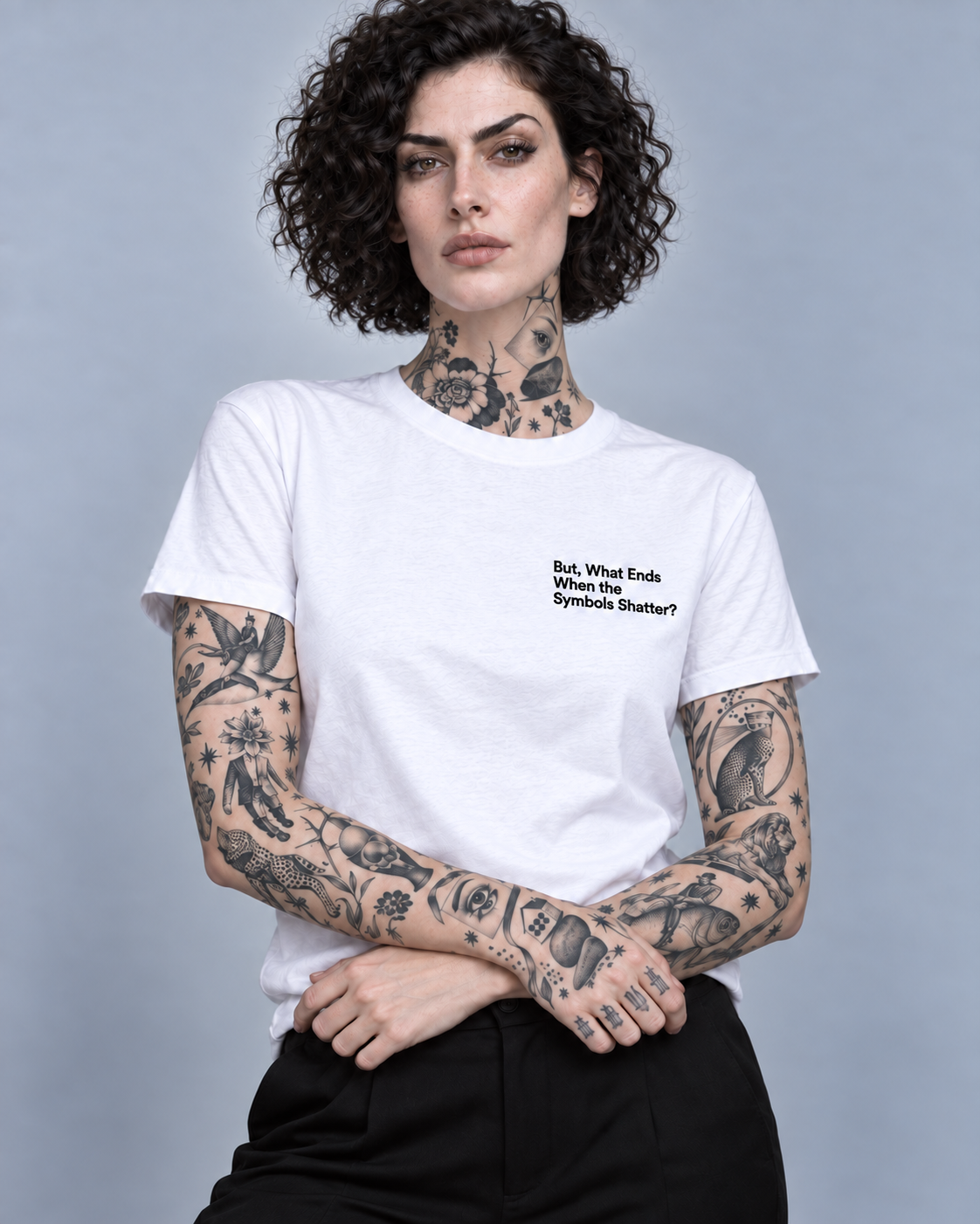 But, What Ends When the Symbols Shatter? // Shirt – Detailansicht 3
