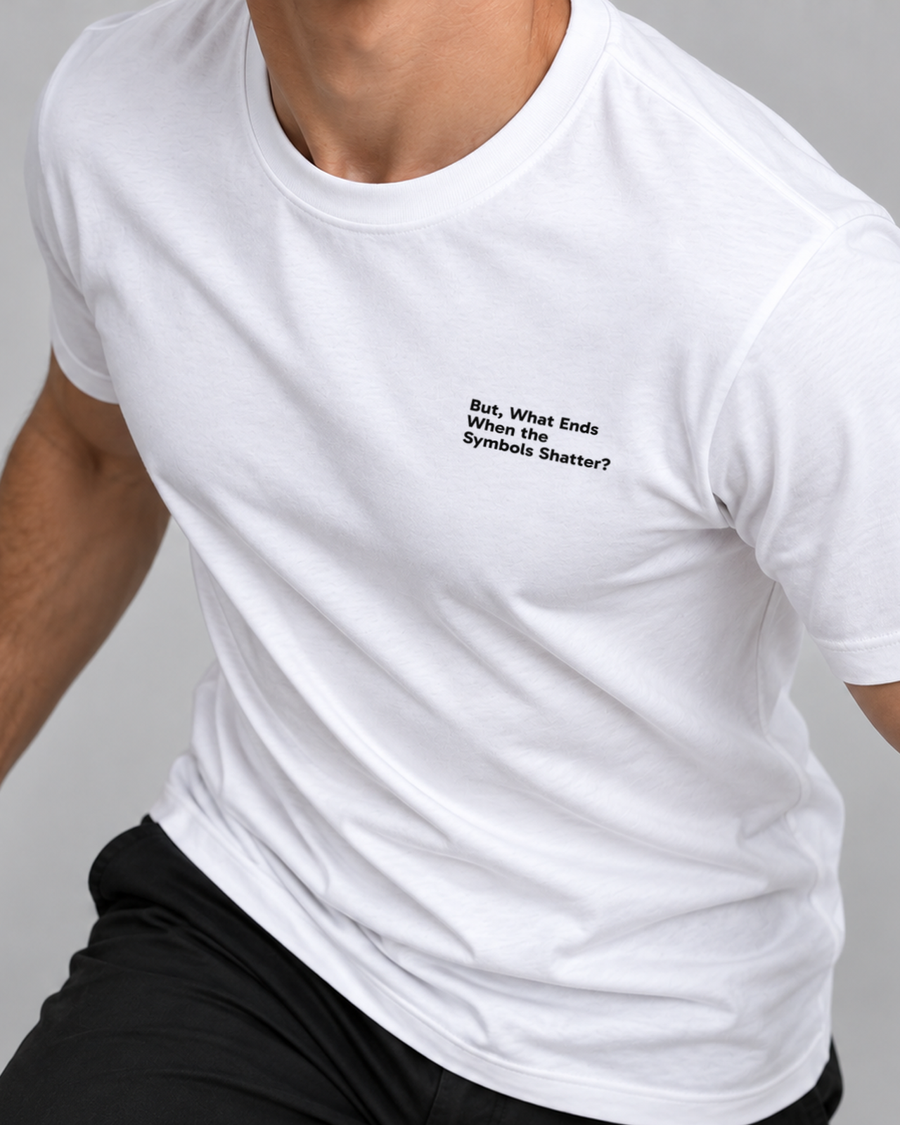 But, What Ends When the Symbols Shatter? // Shirt – Detailansicht 1